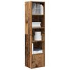 vidaXL Bücherregal Altholz-Optik 31x24x127 cm Holzwerkstoff