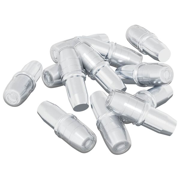 vidaXL Regalstecker 7200 pcs Silber 7 x 16 mm Eisen