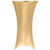 vidaXL 2 St&uuml;ck Stretch-Tischdecken Golden 60 cm