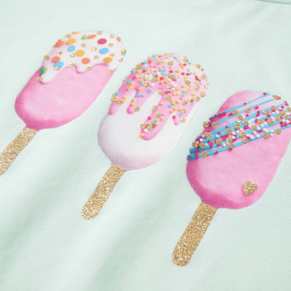 Kinder-T-Shirt Helles Minzgr&uuml;n 104