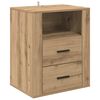 vidaXL Nachttisch Artisan-Eiche 35 x 50 x 60 cm Holzwerkstoff