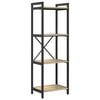 vidaXL B&uuml;cherregal 40 x 30 x 119 cm Holzwerkstoff Sonoma-Eiche