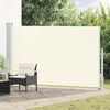 vidaXL Seitenmarkise Ausziehbar 180x300 cm Creme
