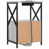 vidaXL Nachttisch Graues Sonoma 40 x 31 x 60 cm Holzwerkstoff