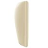 vidaXL Kopfteil Ohr Creme 40 x 23 x 6 cm PVC