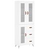vidaXL Highboard Wei&szlig; 69,5x34x180 cm Holzwerkstoff