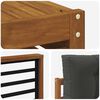 vidaXL Outdoor-Sofagarnitur mit Kissen 8 pcs Natur und Anthrazit