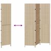 vidaXL Raumteiler Beige 147 x 180 cm Poly-Rattan