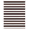 vidaXL Zebra-Rollo 140,9 x 175 cm, Stoffbreite 136,7 cm, Kaffeebraun