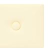 vidaXL Wandpaneele 12 pcs Creme 90 x 15 cm Kunstleder