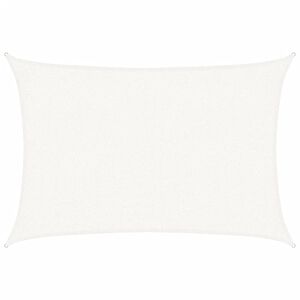 vidaXL Sonnensegel 160 g/m&sup2; Wei&szlig; 2x2,5 m HDPE