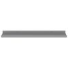 vidaXL Wandregale 4 Stk. Grau 60x9x3 cm