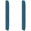vidaXL Kopfteil Ohr Blau 80 x 16 x 4 cm Samt