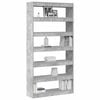 vidaXL B&uuml;cherregal Beton Grau 100 x 30 x 198 cm Holzwerkstoff