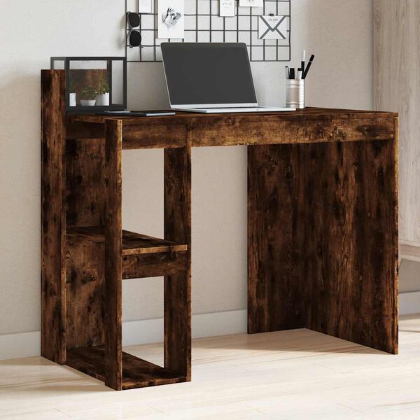 vidaXL Schreibtisch R&auml;uchereiche 103,5x56,5x94 cm Holzwerkstoff