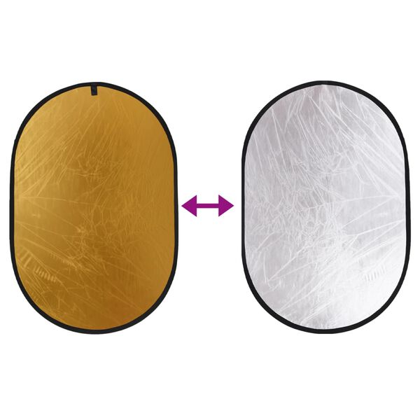 vidaXL Fotostudio-Set mit Hintergrund-Set, Aufnahmetisch und Reflektor