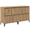 vidaXL Sideboards 2 pcs Artisan-Eiche 60 x 35 x 70 cm Holzwerkstoff