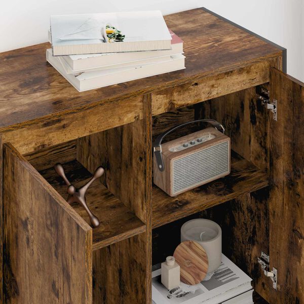 vidaXL Seitenschrank Raucharbe 79 x 36 x 75 cm Holzwerkstoff