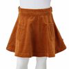 Kinderrock mit Taschen Cord Cognac 92