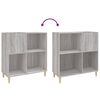 vidaXL Plattenschrank Grau Sonoma 84,5x38x89 cm Holzwerkstoff