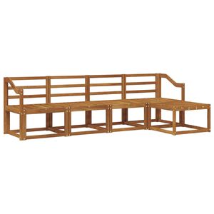 vidaXL Outdoor-Sofagarnitur 5 pcs Natur Massivholz Akazie