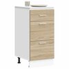 vidaXL Unterschrank Lyon Sonoma-Eiche 40x46x81,5 cm Holzwerkstoff