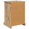 vidaXL Nachttisch 2 pcs Artisan-Eiche 36 x 43 x 60 cm Holzwerkstoff