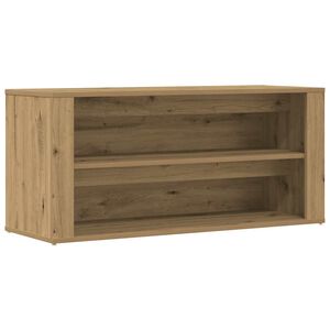vidaXL Schuhbank Artisan-Eiche 100x35x45 cm Holzwerkstoff