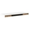 vidaXL Schweberegale 4 Stk. Wei&szlig; 60x23,5x3,8 cm MDF