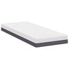 vidaXL Matratze Weiß und Grau 70 x 200 cm Memory Foam