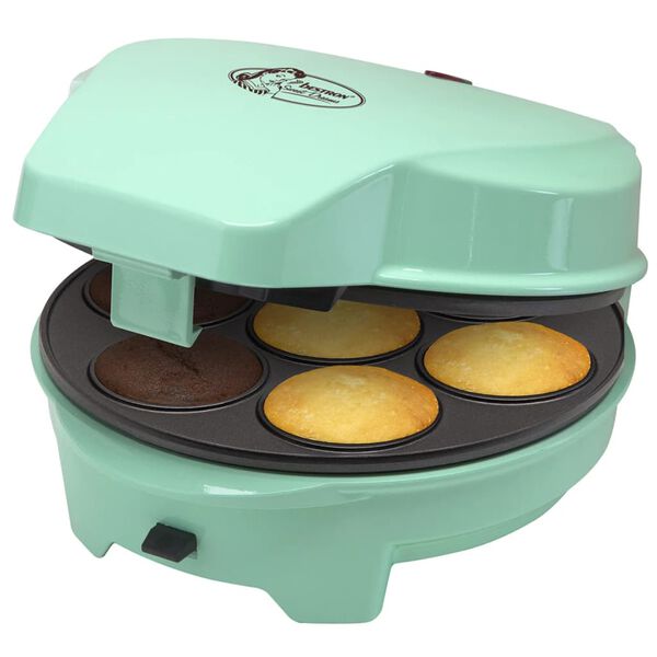 Bestron 3-in-1 Cakemaker Waffeleisen Mintgr&uuml;n 700 W ASW238