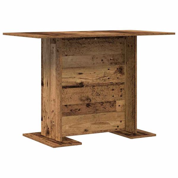 vidaXL Esstisch Altholz 110 x 60 x 75 cm Holzwerkstoff