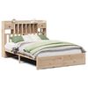vidaXL Massivholzbett mit Regal ohne Matratze 140x190 cm Kiefer