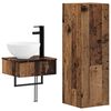 vidaXL Badezimmerm&ouml;bel-Set 2 stk. Altholz 33 x 34,5 x 100 cm