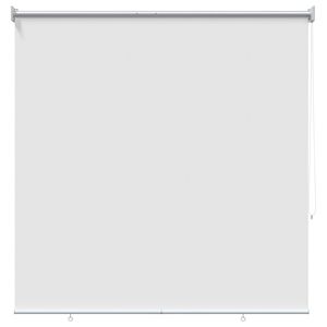vidaXL Au&szlig;en-Rollos mit UV-Schutz Wei&szlig; 100 x 230 cm (B x H) Polyester