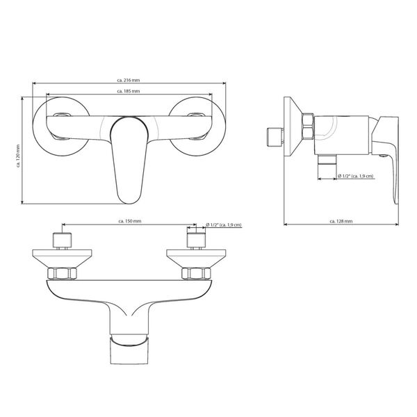 EISL Duscharmatur CLAUDIO Chrom