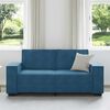 vidaXL 2-Sitzer-Sofa Blau 180x78x84 cm Samt