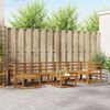 vidaXL Outdoor-Sofagarnitur 8 pcs Natur Massivholz Akazie