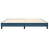 vidaXL Boxspringbettgestell Dunkelblau 200x200 cm Samt