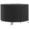 vidaXL M&ouml;belbezug 102 x 102 x 71 cm 210D Oxford Stoff Rund Wasserdicht