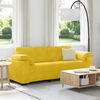 vidaXL 3-Sitzer-Sofa Gelb 220x77x82 cm Samt