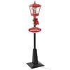 vidaXL Weihnachts-Stra&szlig;enlampe mit Weihnachtsmann 180 cm LED