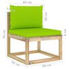 vidaXL 8-tlg. Garten-Lounge-Set mit Kissen Impr&auml;gniertes Kiefernholz