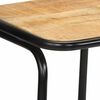 vidaXL Barhocker 4 Stk. 46x35,5x80 cm Raues Mango Massivholz