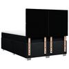 vidaXL Boxspringbett mit Matratze Schwarz 160x200 cm Stoff