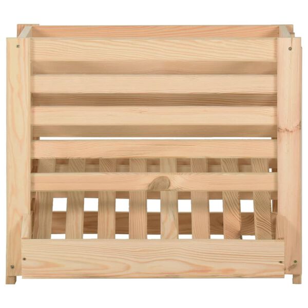 vidaXL Kartoffelkiste 60x40x50 cm Massivholz Kiefer