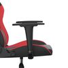 vidaXL Gaming-Stuhl Schwarz und Rot Kunstleder