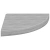 vidaXL Eck-Schweberegale 4 Stk. Betongrau 35x35x3,8 cm MDF