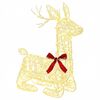 vidaXL 3D Weihnachtsrentier LOVIISA 140 LEDs Warmes Wei&szlig;
