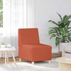 vidaXL | Modulares Armfreies Sofa | Orange 55 x 74 x 82 cm Cordstoff